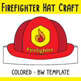 Firefighter Hat Craft | Fire Safety Week Headband/Crown Pa