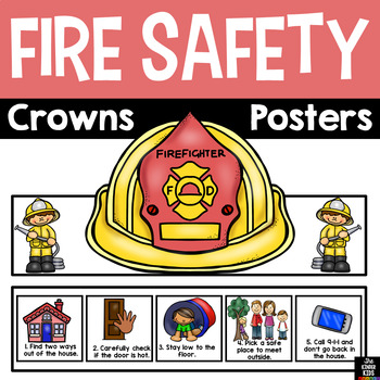 Preview of Firefighter Hat (Fire Safety Week Craft)