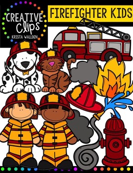 fireman clipart for kids