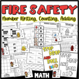 Firefighter Math, Addition, Counting, Number Writing - Kin