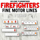Firefighter Scissor Strips- Cutting & Tracing for Preschoo