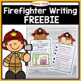 Firefighter Writing Prompts FREEBIE | Community Helpers | 
