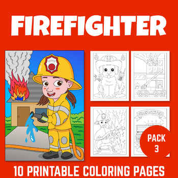 printable firefighter coloring pages