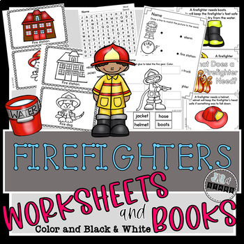 Preview of Firefighters, Community Helper, Fire Safety 