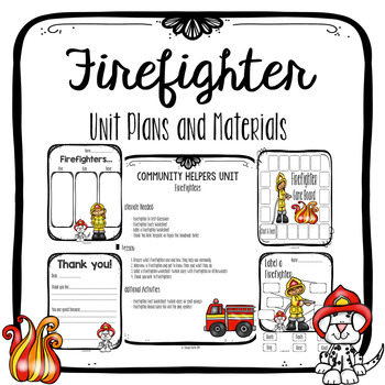 Preview of Firefighters {Community Helpers Unit}