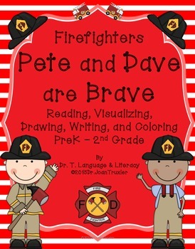 Preview of Freebie: Firefighters Pete and Dave are Brave