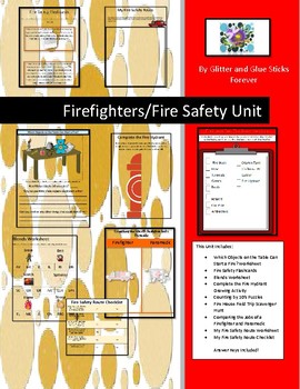 Preview of Fire Safety Unit (Perfect for October's Fire Prevention Month!)