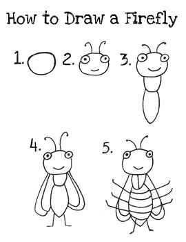 firefly bug drawing