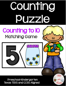 Firefly Counting Puzzle by Tales of a Teacher TPT