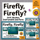 Music Lesson Plan ~ Firefly, Firefly: Orff, Rhythm, Form &