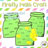 Firefly Math Craft  {counting, addition, subtraction & mis