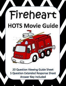 Preview of Fireheart Movie Guide (2022) Higher Order Thinking Questions - Google Copy Too