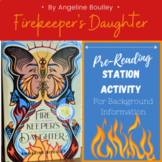 Firekeeper's Daughter Pre-Reading Station Activity or Webquest
