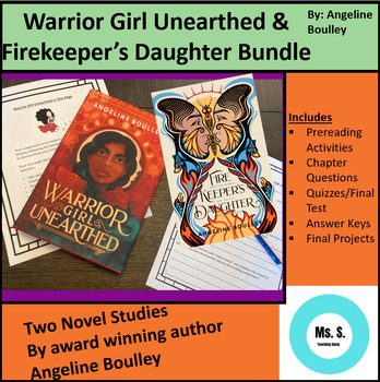 Preview of Firekeeper's Daughter & Warrior Girl Unearthed by Angeline Boulley Novel Studies