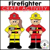 Fire Safety Week Craft | Thank You Firefighter Activities 