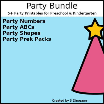 Preview of Party Bundle for Preschool and Kindergarten