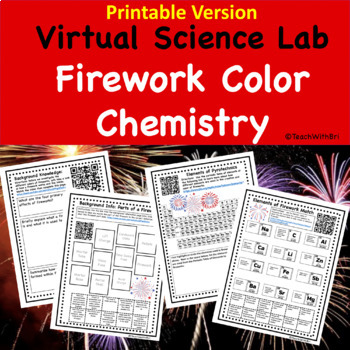 Preview of Firework Color Chemistry Virtual Science Lab