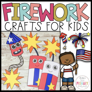 Preview of Firework craft | Patriotic Crafts | Fourth of July Activities | Fire crackers
