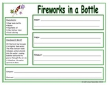 Firework in a Bottle Science Activity