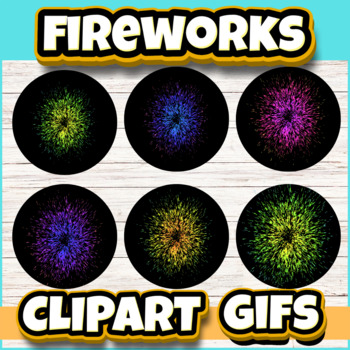 animated fireworks gif transparent