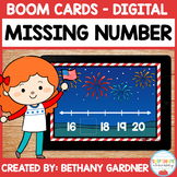 Fireworks Missing Numbers - Boom Cards - Distance Learning