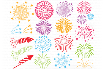 Download Fireworks Svg Cut Files Fireworks Clipart 4th Of July Svg Png
