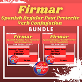 Firmar - Spanish Regular -AR Past Preterite tense Verb Con