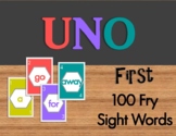 UNO Sight Word- Fry's First 100 Words