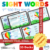 First 100 Fry Sight Words | BOOM CARDS | Bundle 3: Complet