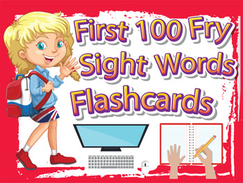 Preview of Sight Words Flashcards | First 100 Fry Sight Words