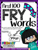 First 100 Fry Word Sight Word {Word Rings}