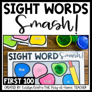 Preview of First 100 Sight Words SMASH! Games
