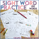 First 100 Words Sight Word Practice