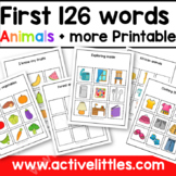 First 126 words - Toddler Busy Book, File Folder Games and