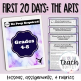 First 20 Days: Arts | Back To School | Getting To Know You