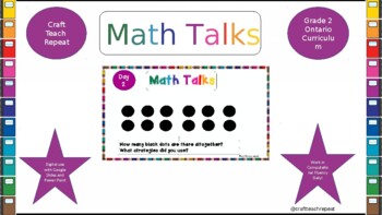 Preview of First 20 Days of Math Talks
