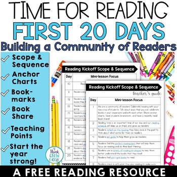 Preview of Celebrate Reading Books Literacy Week | First 20 Days of Reading