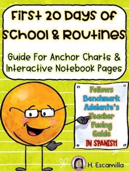 Preview of First 20 Days of School and Routines in Spanish