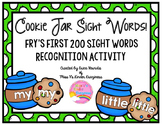 First 200 Fry Sight Words Recognition Activity