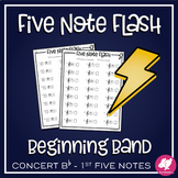 First Five Notes | Concert Bb Band | Speed Note Naming | 5