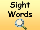 First 50 Fry words sight word book/Kindergarten