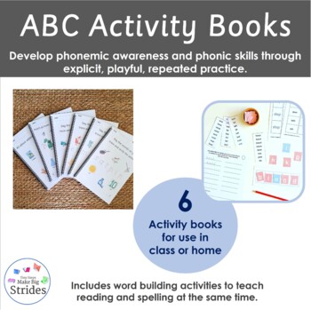 Preview of First ABC activity books
