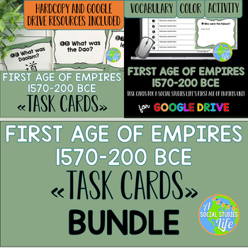 Preview of Egypt, Nubia, Assyria, Persia, China Task Cards BUNDLE