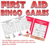 First Aid Bingo games and more (in person or remote learning)
