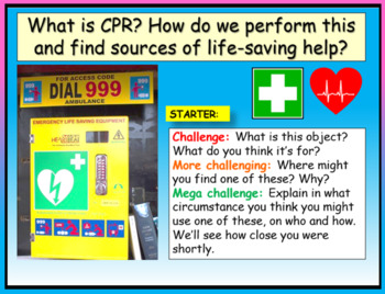 Preview of First Aid - CPR