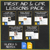 First Aid & CPR Bundle - Slide Decks and Notes