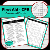 First Aid - CPR Crossword Puzzle