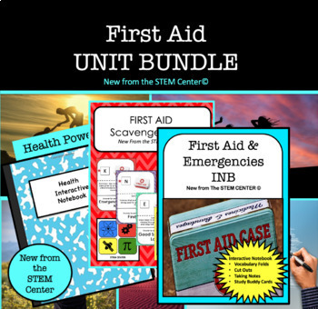 Preview of First Aid - Health Unit Bundle