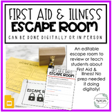 First Aid & Illness Escape Room | Using Template 2 | Child
