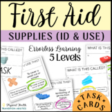 First Aid Kit 120 Task Cards | 5 Differentiated Levels | A